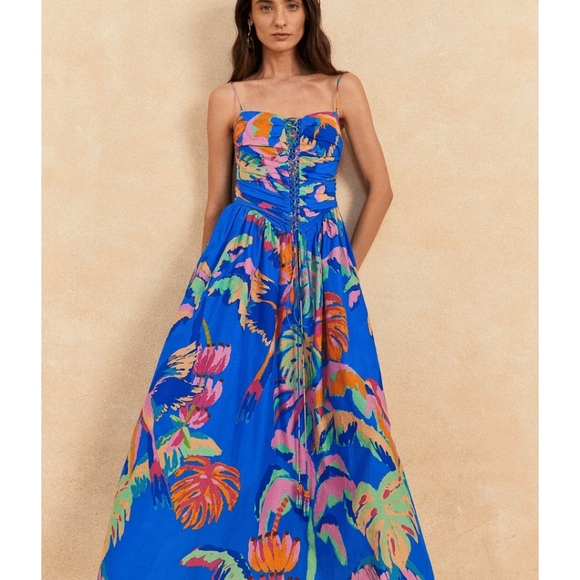 Farm Rio Painted Jungle Mididress - Picture 5 of 10